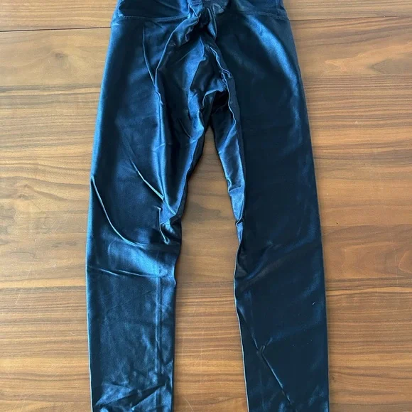 DYI High Shine Black Leggings - Picture 2 of 3